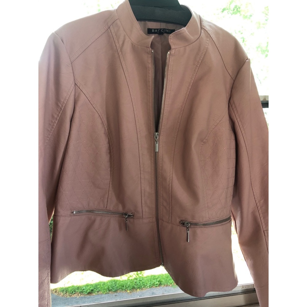 Blush Leather Jacket